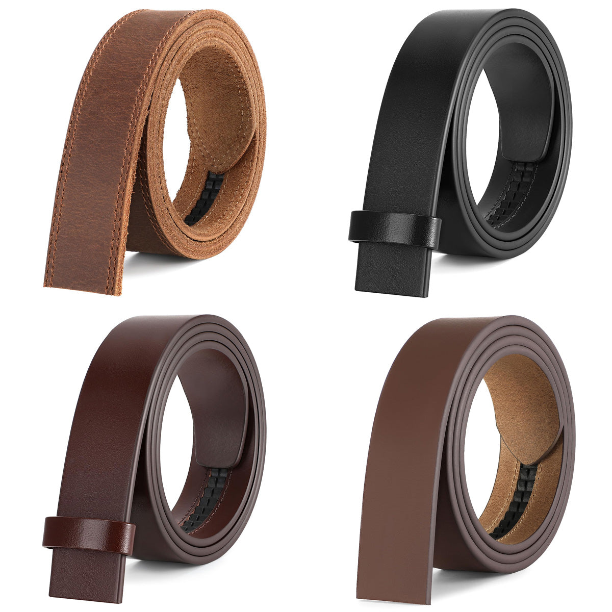 Handcraft Full Grain Sliding Cowhide Leather Waist Belt As Gift | 1.38"Width