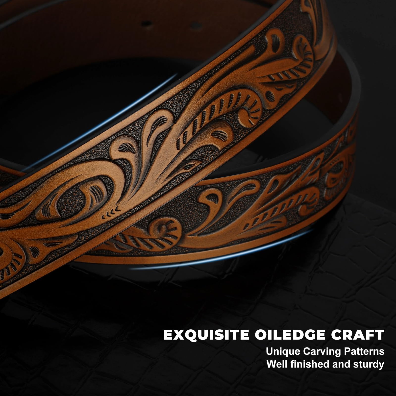 Western Belt Strap Without Buckle - JASGOOD OFFICIAL