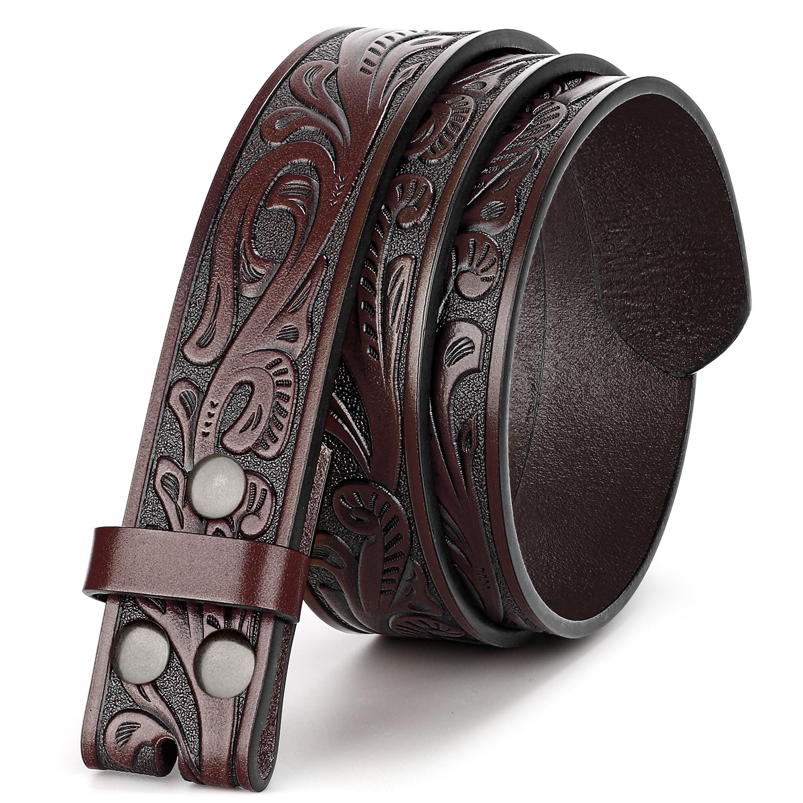 Western Belt Strap Without Buckle - JASGOOD OFFICIAL