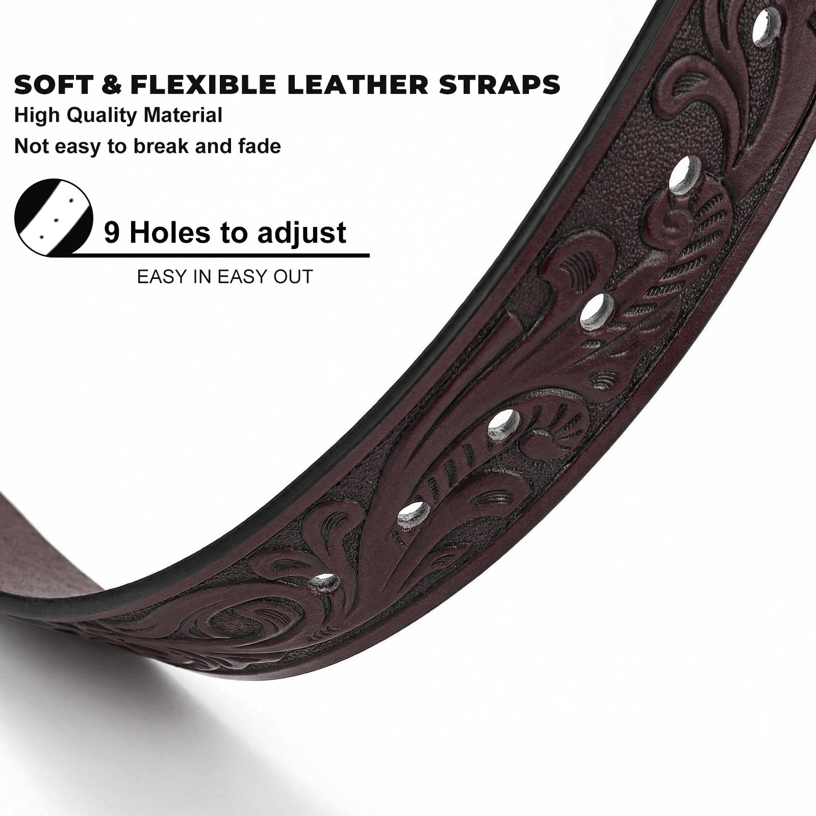 Western Belt Strap Without Buckle - JASGOOD OFFICIAL
