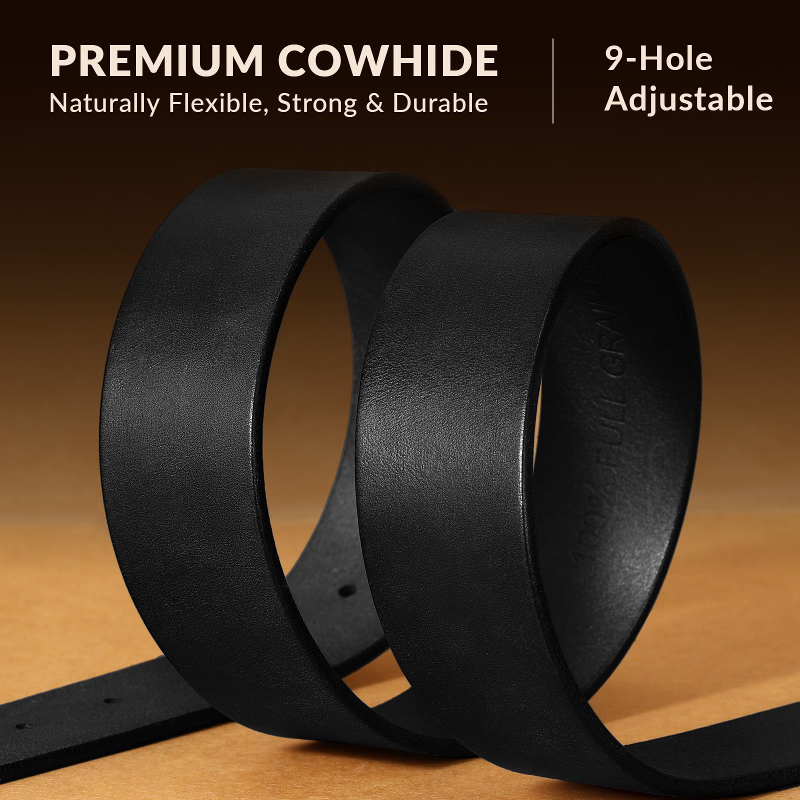 Handmade Full Grain Leather Belts for Men