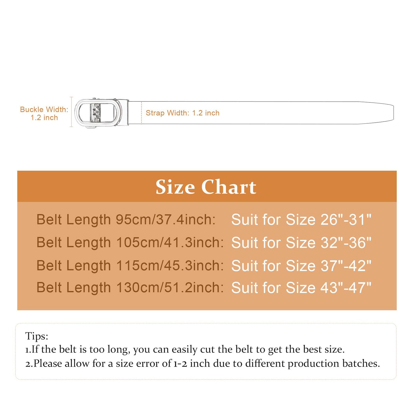 Women Ratchet Sliding Belt