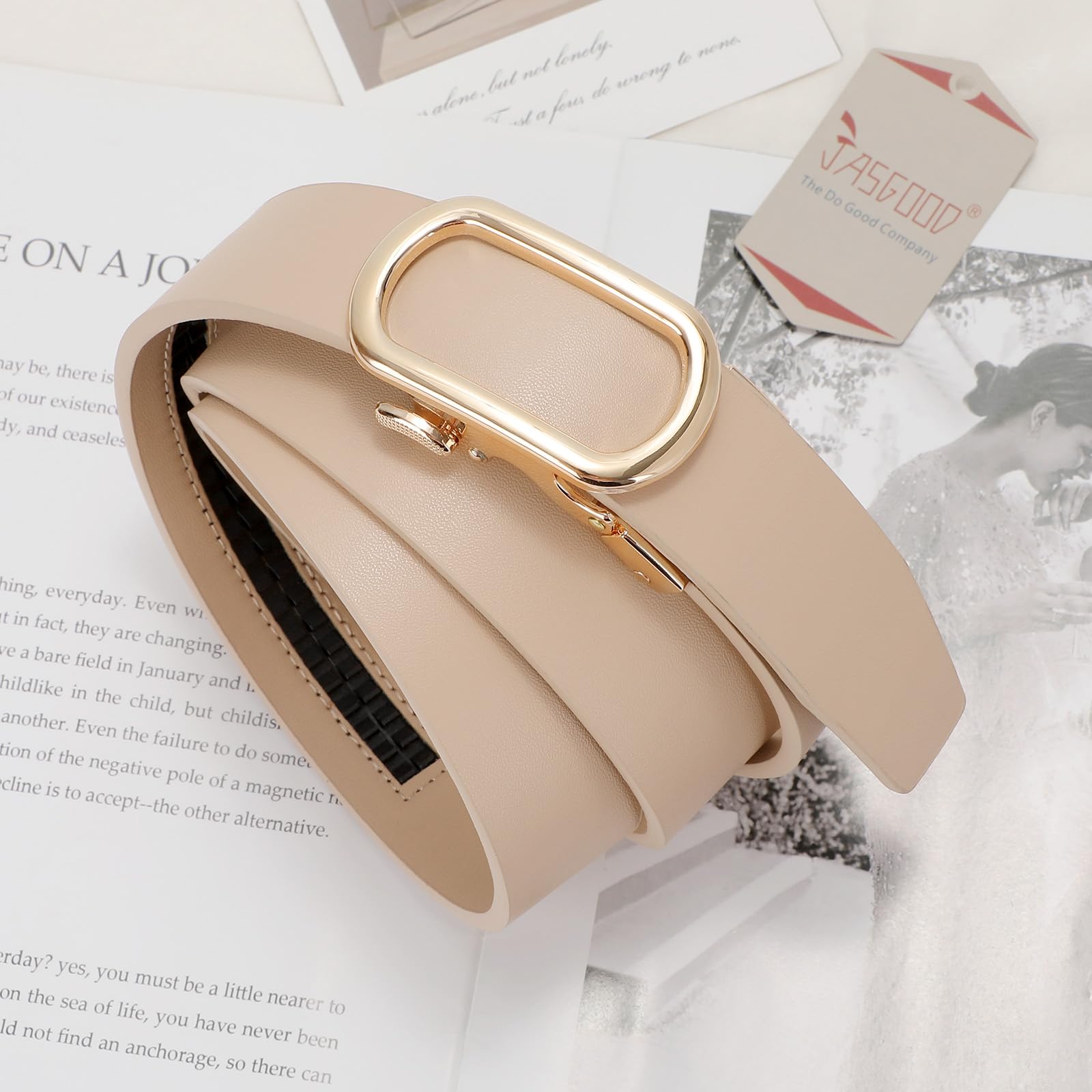 Women Ratchet Sliding Belt