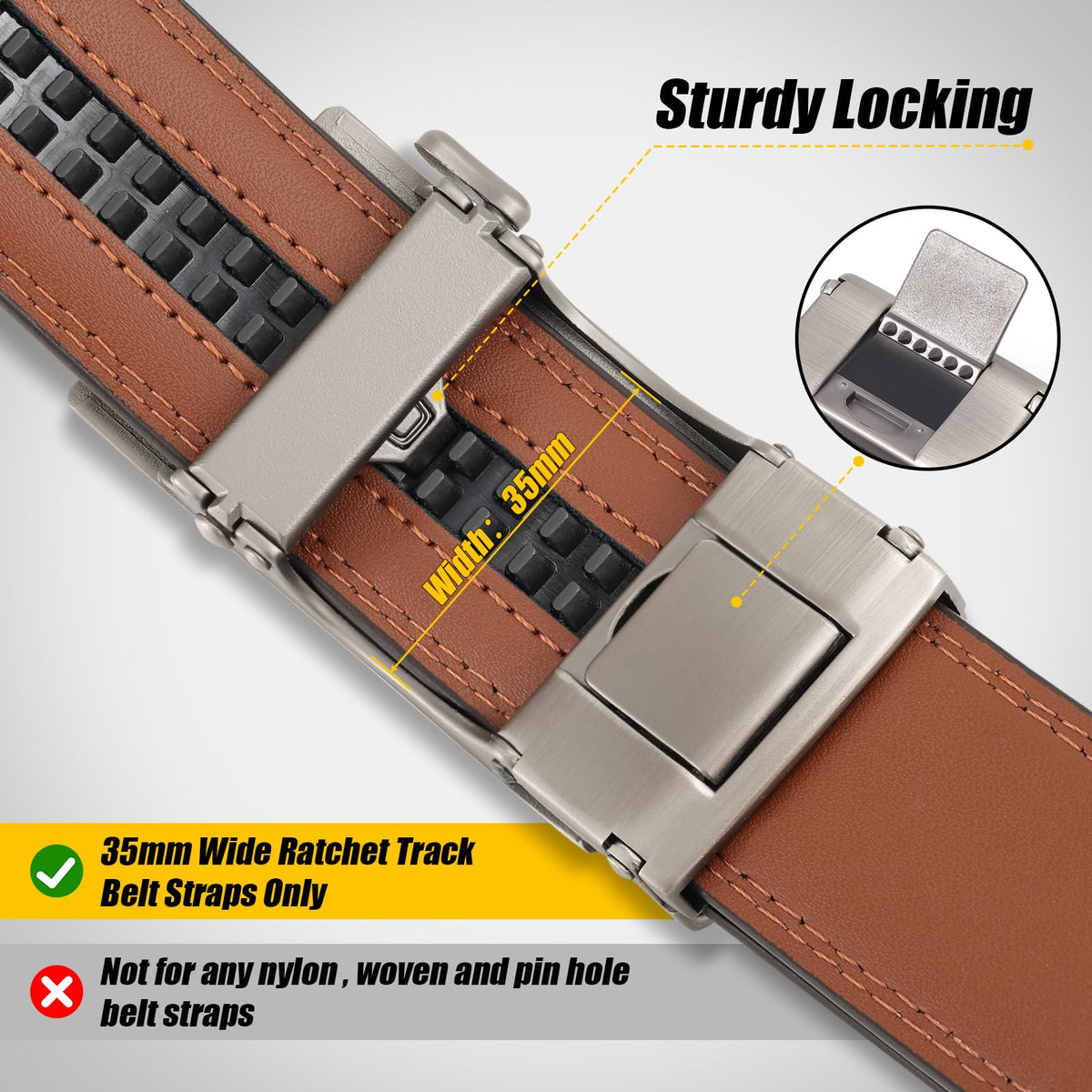 Automatic Buckle Quick Release Systerm | 1.38" Strap Fit - JASGOOD OFFICIAL