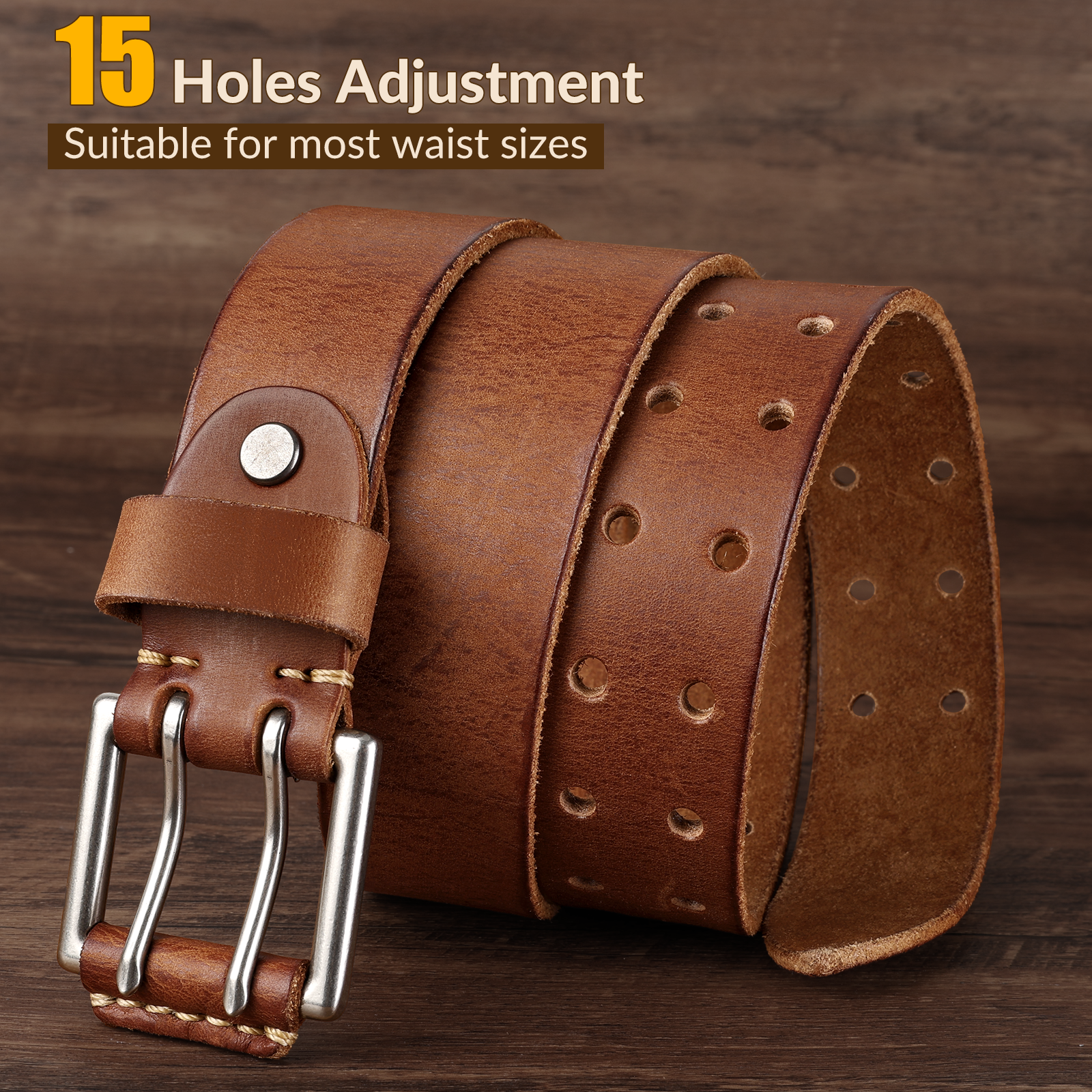 Full Grain Heavy Duty Work Leather Belt