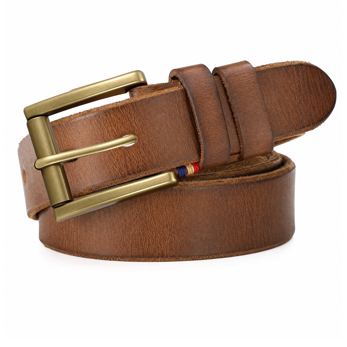 Men's Full Grain Cow Leather Belt - JASGOOD OFFICIAL