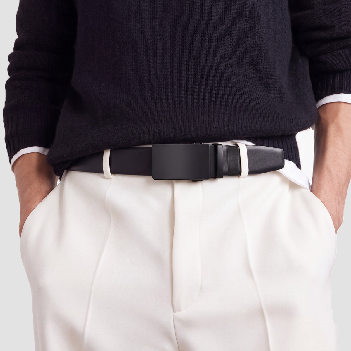 Handcraft Full Grain Sliding Ratchet Belt | 1.38" - JASGOOD OFFICIAL