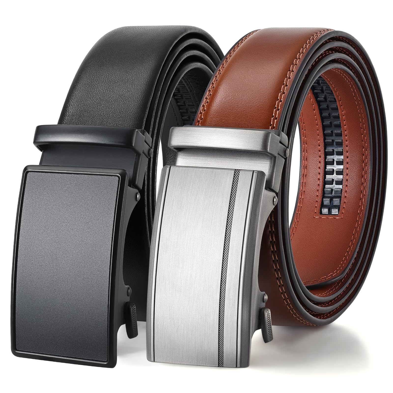 Adjustable Click Slide Ratchet Belts for Men
