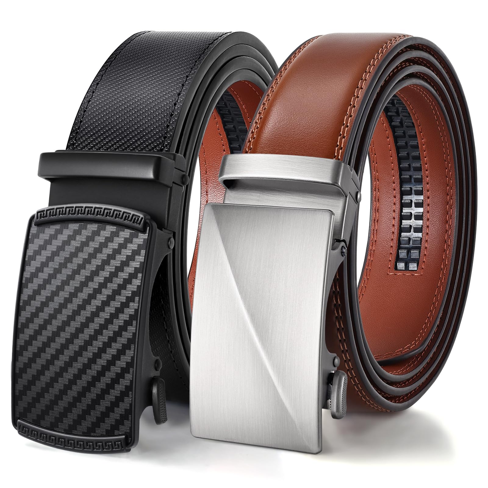 Adjustable Click Slide Ratchet Belts for Men
