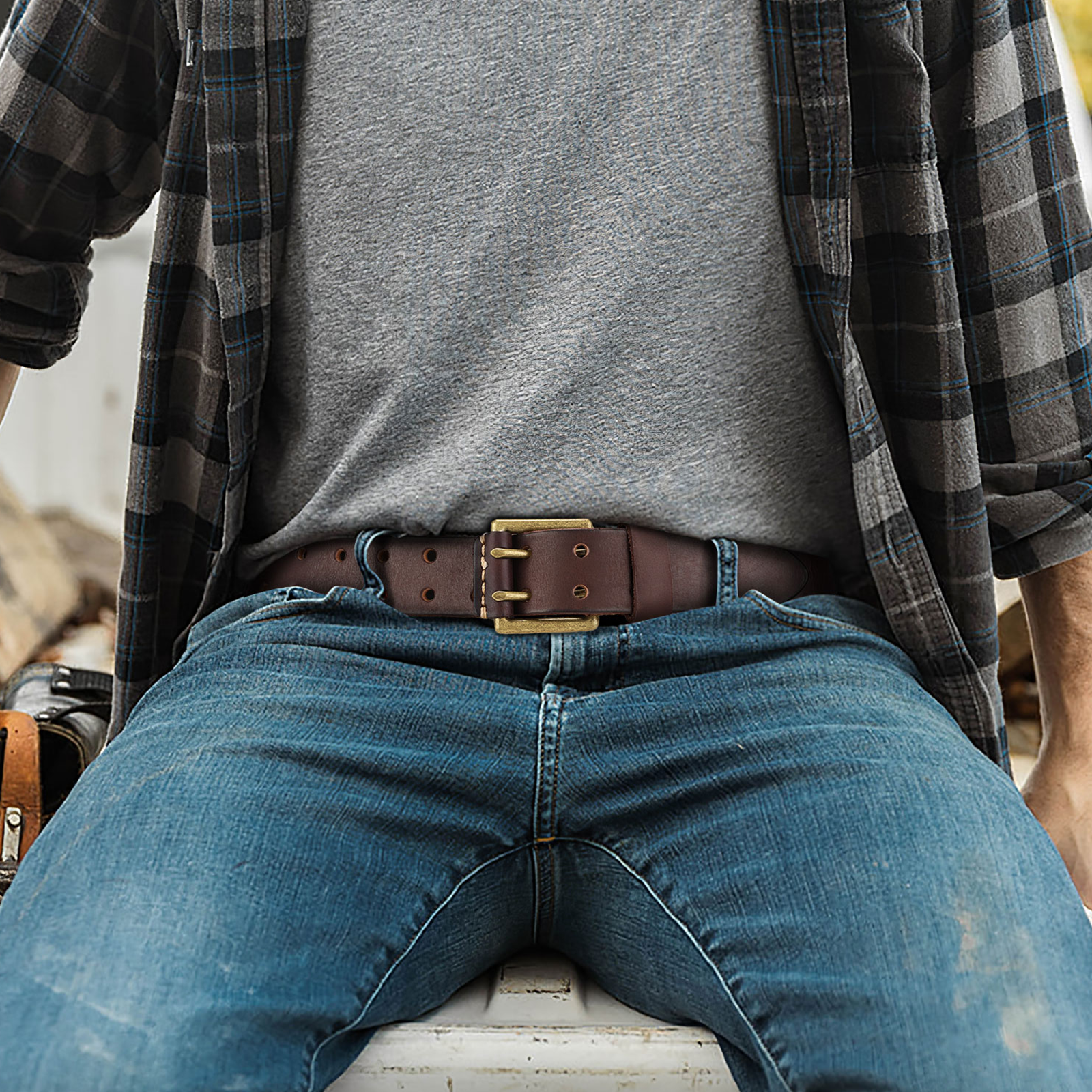 Full Grain Heavy Duty Work Leather Belt