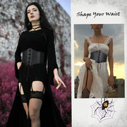Halloween Women’s Elastic Costume Waist Belt Lace-up Tied Waspie Corset Belts for Women by JASGOOD - JASGOOD OFFICIAL