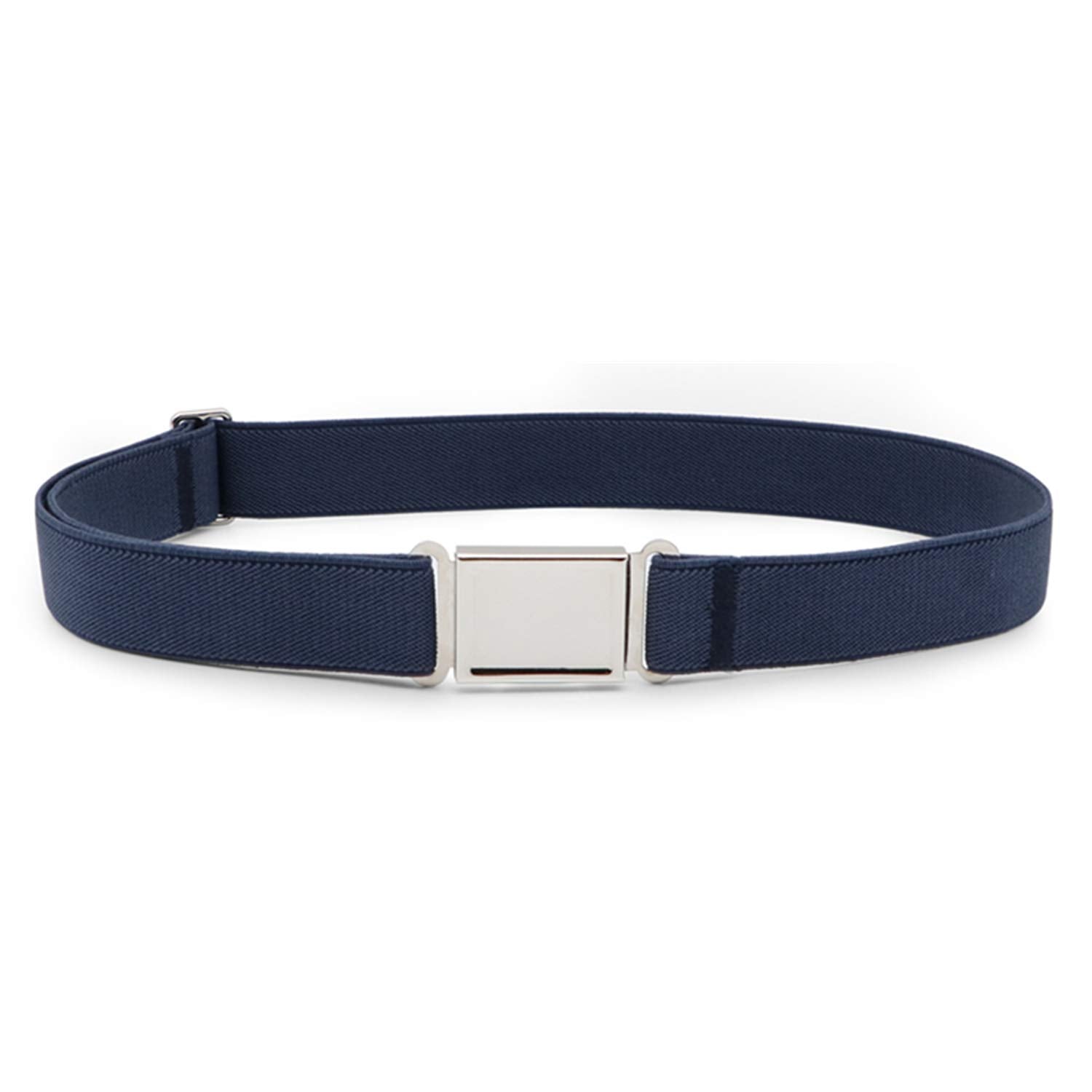 JASGOOD Kids Adjustable Magnetic Belt Boys Girls Elastic Belt with Easy Magnetic Buckle for Back to School Girls
