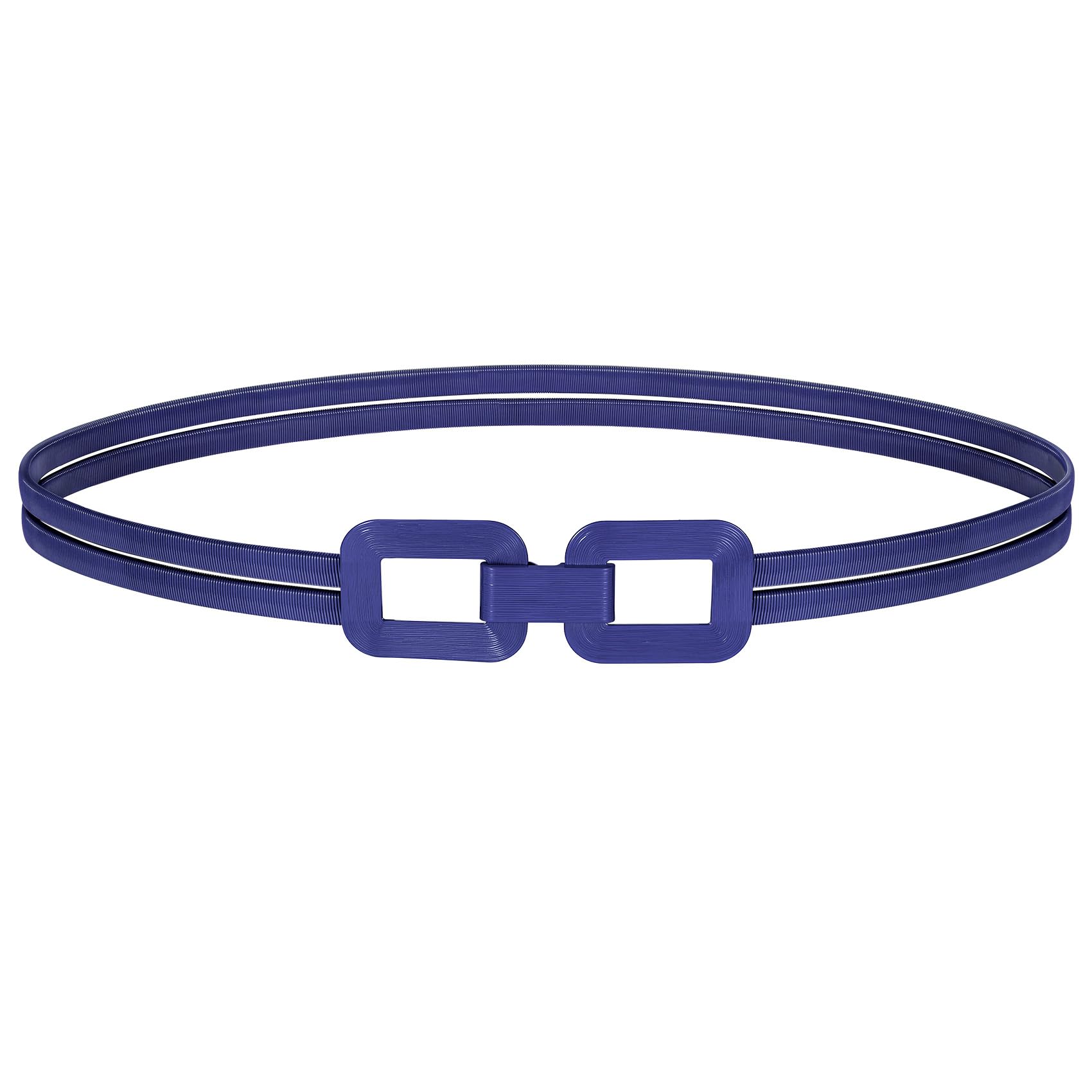 JASGOOD Skinny Metal Elastic Waist Belt for Women Stretch Thin Belt for Dresses
