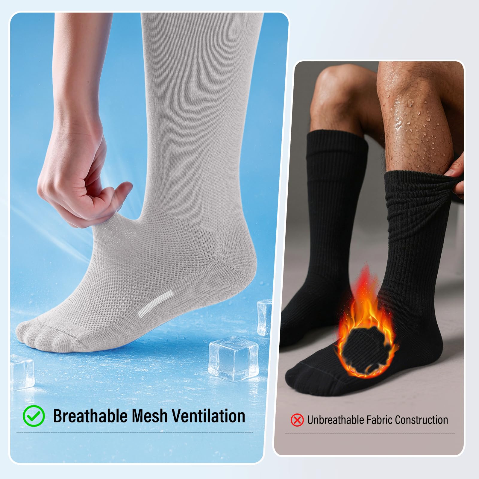 JASGOOD Baseball Softball Socks and Belt Combo Set Breathable Soccer Football Socks for Adult and Youth