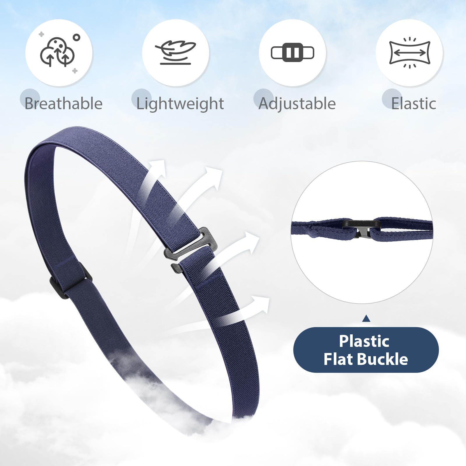JASGOOD Crop Top Tuck Waist Band Adjustable Band for Sweater Shirts Tuck Band Women Elastic Stretch Belts - JASGOOD OFFICIAL