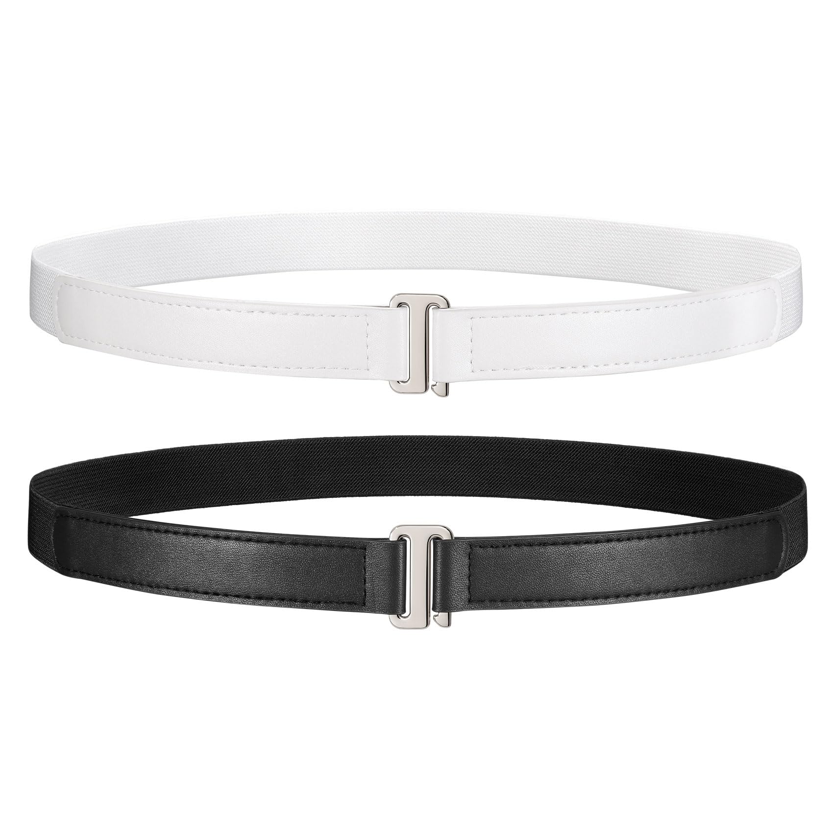 JASGOOD 2 Pcs Crop Top Tuck Waist Band Tool for Tucking Sweaters Tops and Shirts Stretch Belts for Women