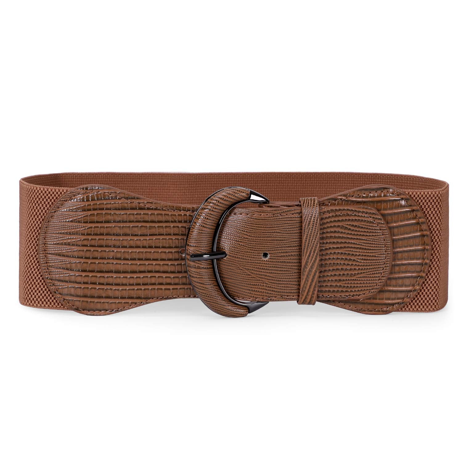 JASGOOD Women Stretchy Wide Waist Belt for Dress Ladies Vintage Elastic Belt - JASGOOD OFFICIAL