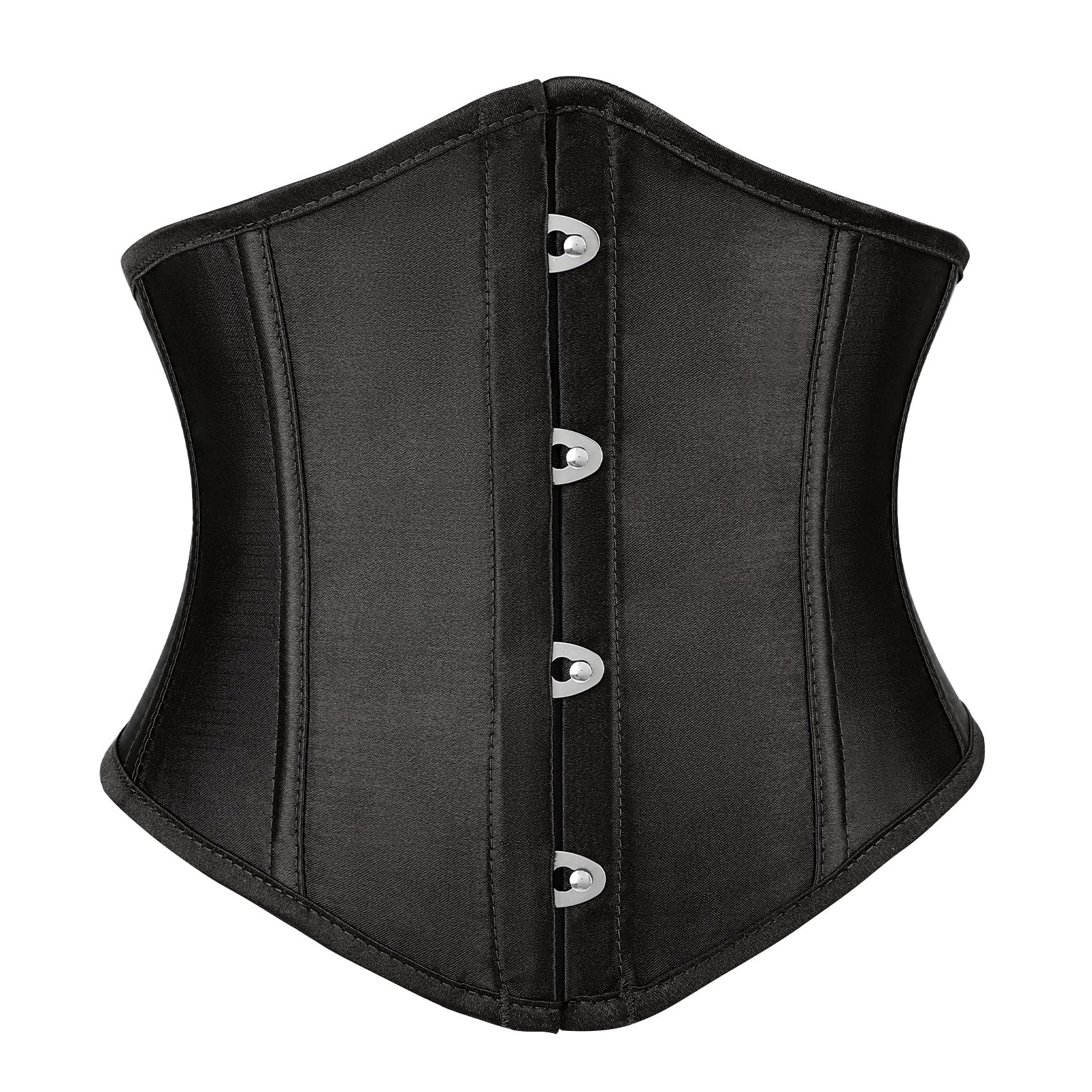 JASGOOD Corset Belt for Women Underbust Boned Lace Up Corset Wide Waist Corsets Halloween Cosplay Renaissance Pirate Belt