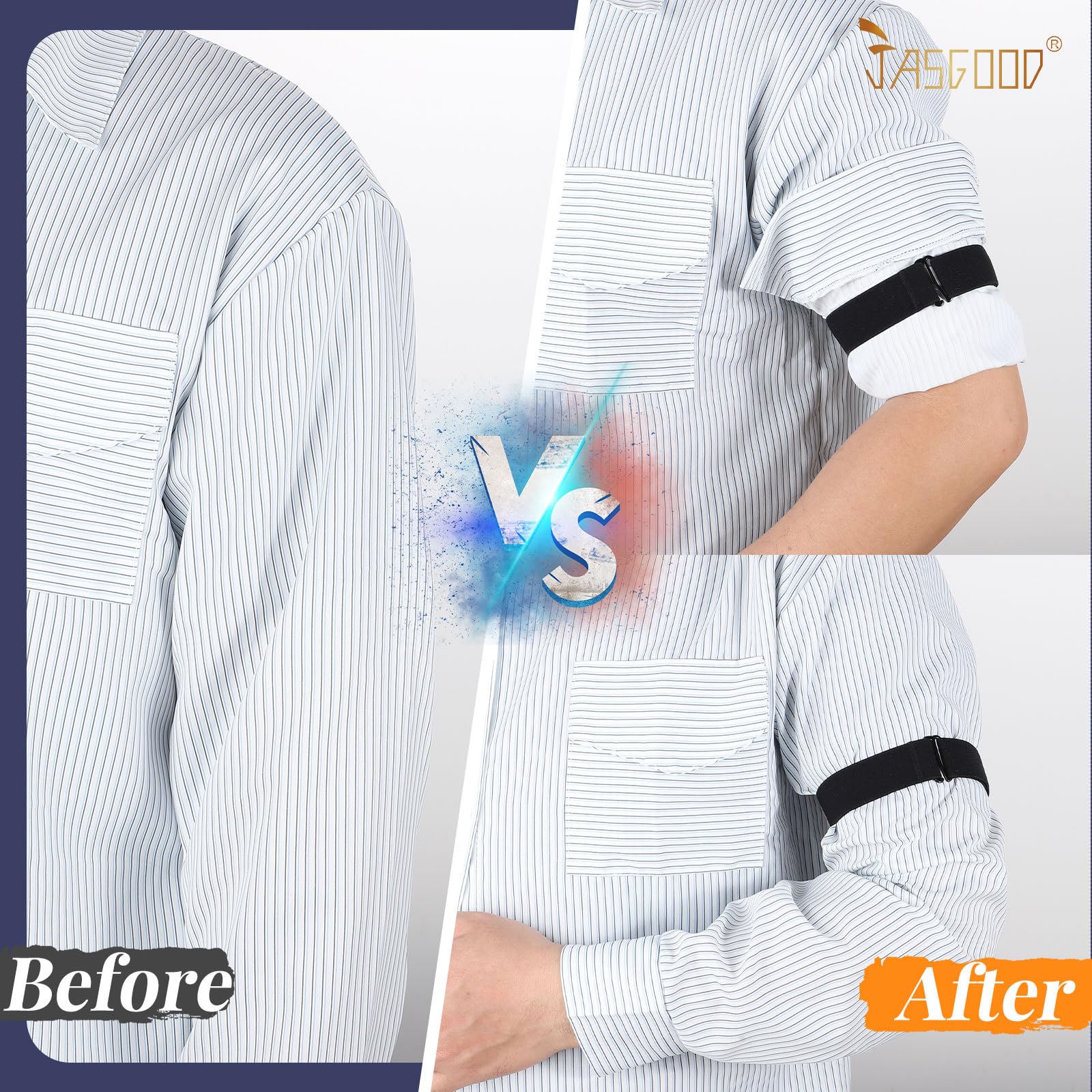 JASGOOD Crop Top Tuck Waist Band Adjustable Band Tucking Sweaters Shirts Elastic Stretch Belts for Women Change Style of Tops - JASGOOD OFFICIAL