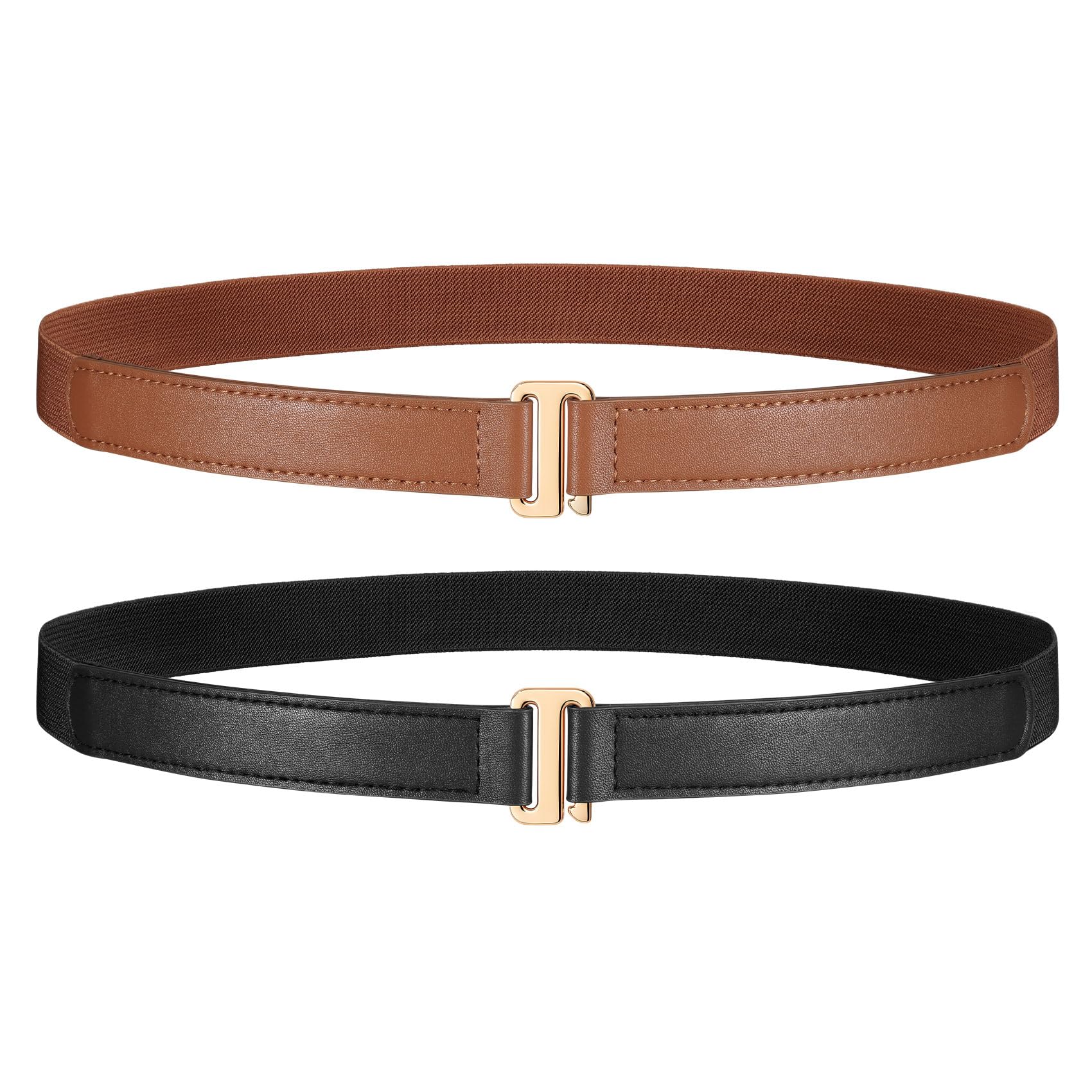 JASGOOD 2 Pcs Crop Top Tuck Waist Band Tool for Tucking Sweaters Tops and Shirts Stretch Belts for Women