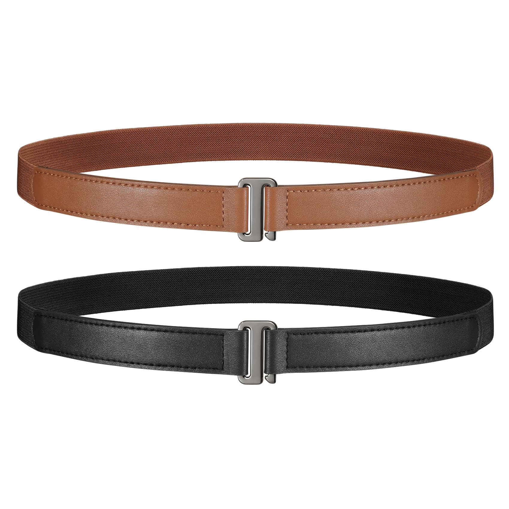 JASGOOD 2 Pcs Crop Top Tuck Waist Band Tool for Tucking Sweaters Tops and Shirts Stretch Belts for Women