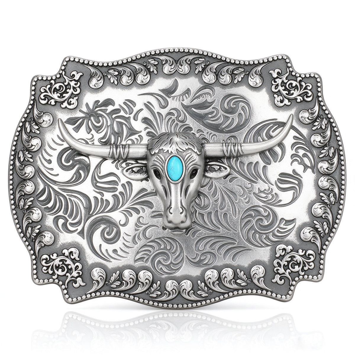 Western Plaque Buckle / Pin Buckle | Fits 1.5" Belt Strap - JASGOOD OFFICIAL