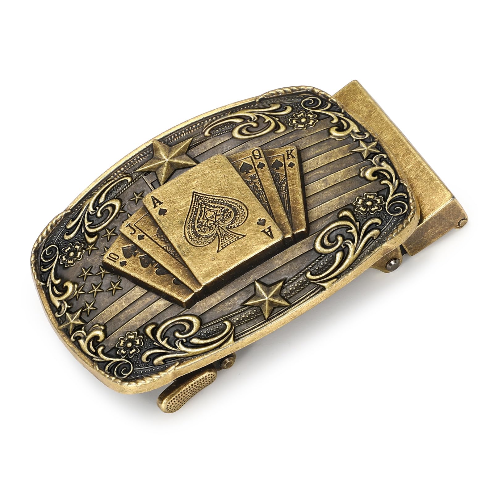Western Buckle Fits 1.5" Slide Belt Strap - JASGOOD OFFICIAL