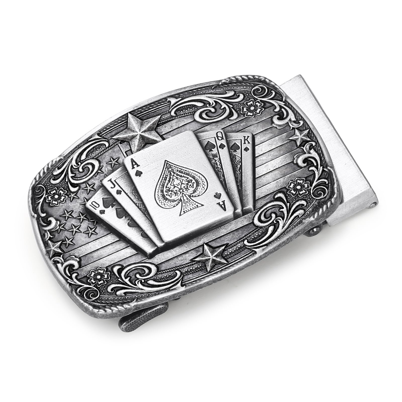 Western Buckle Fits 1.5" Slide Belt Strap - JASGOOD OFFICIAL