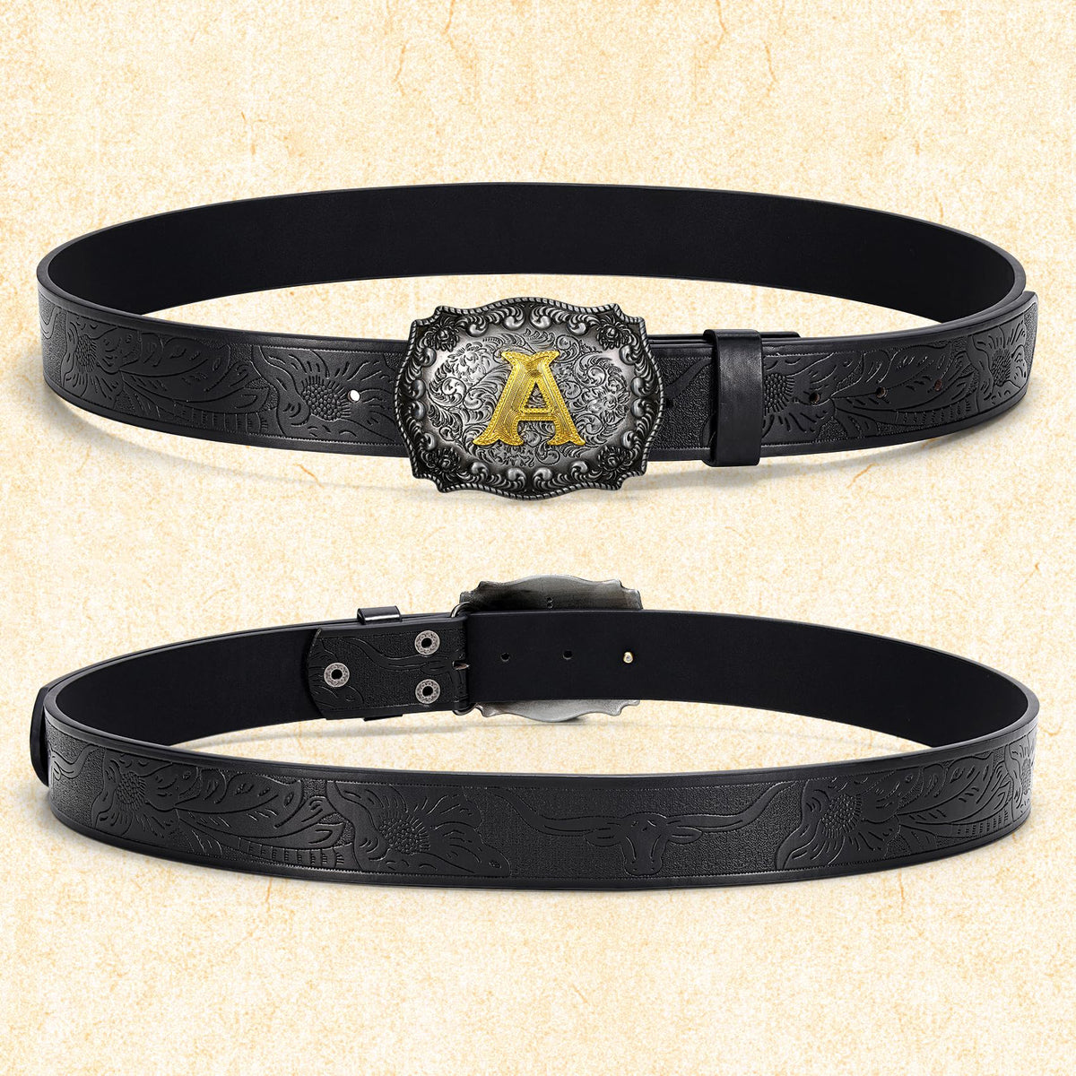 Western Belt Set For Cowboy Cowgirl