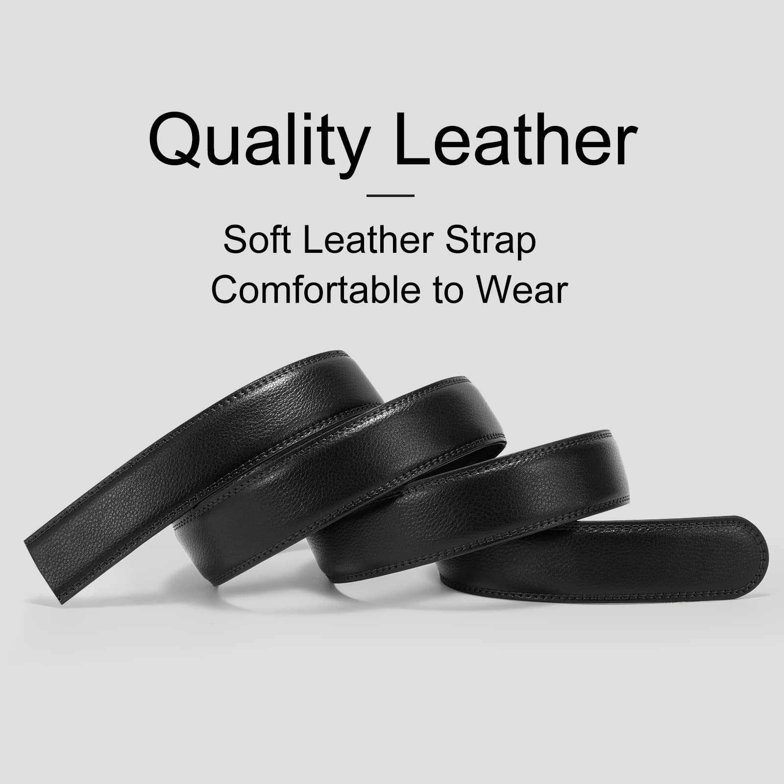 Leather Belt Strap 30mm/1.18" Replacement Without Buckle