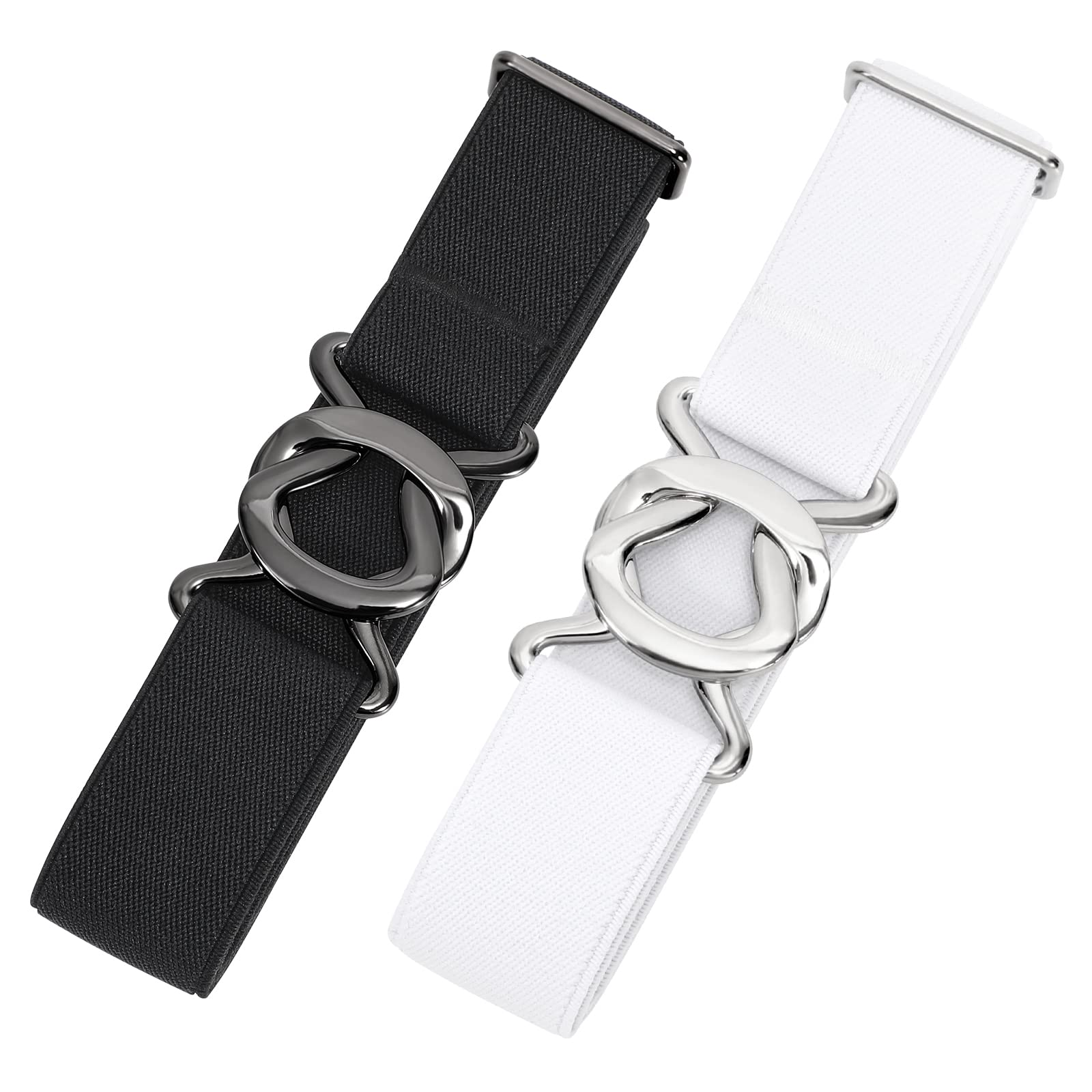 2-Pack No Show Stretch Web Belt