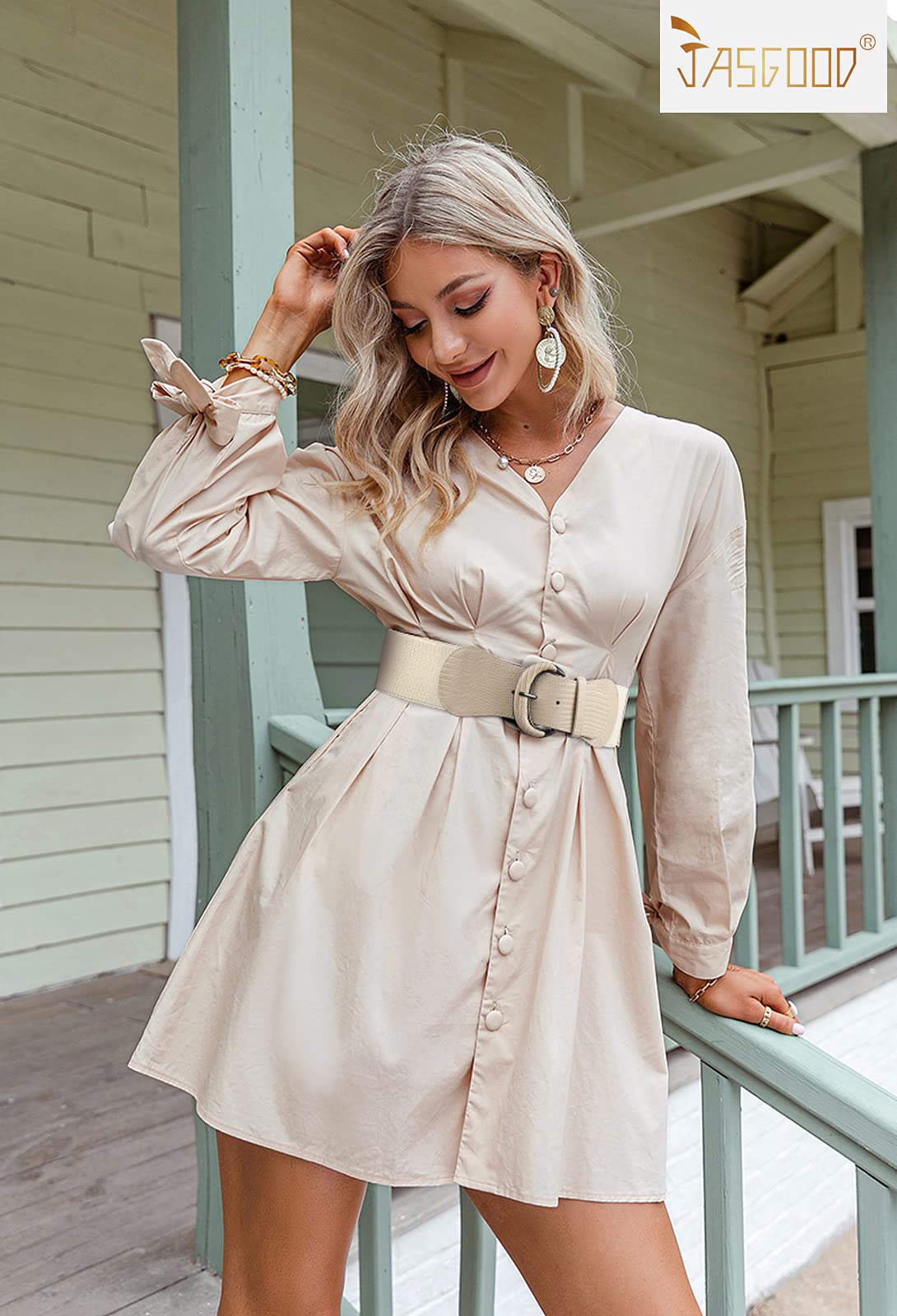 Women Stretchy Wide Waist Belt
