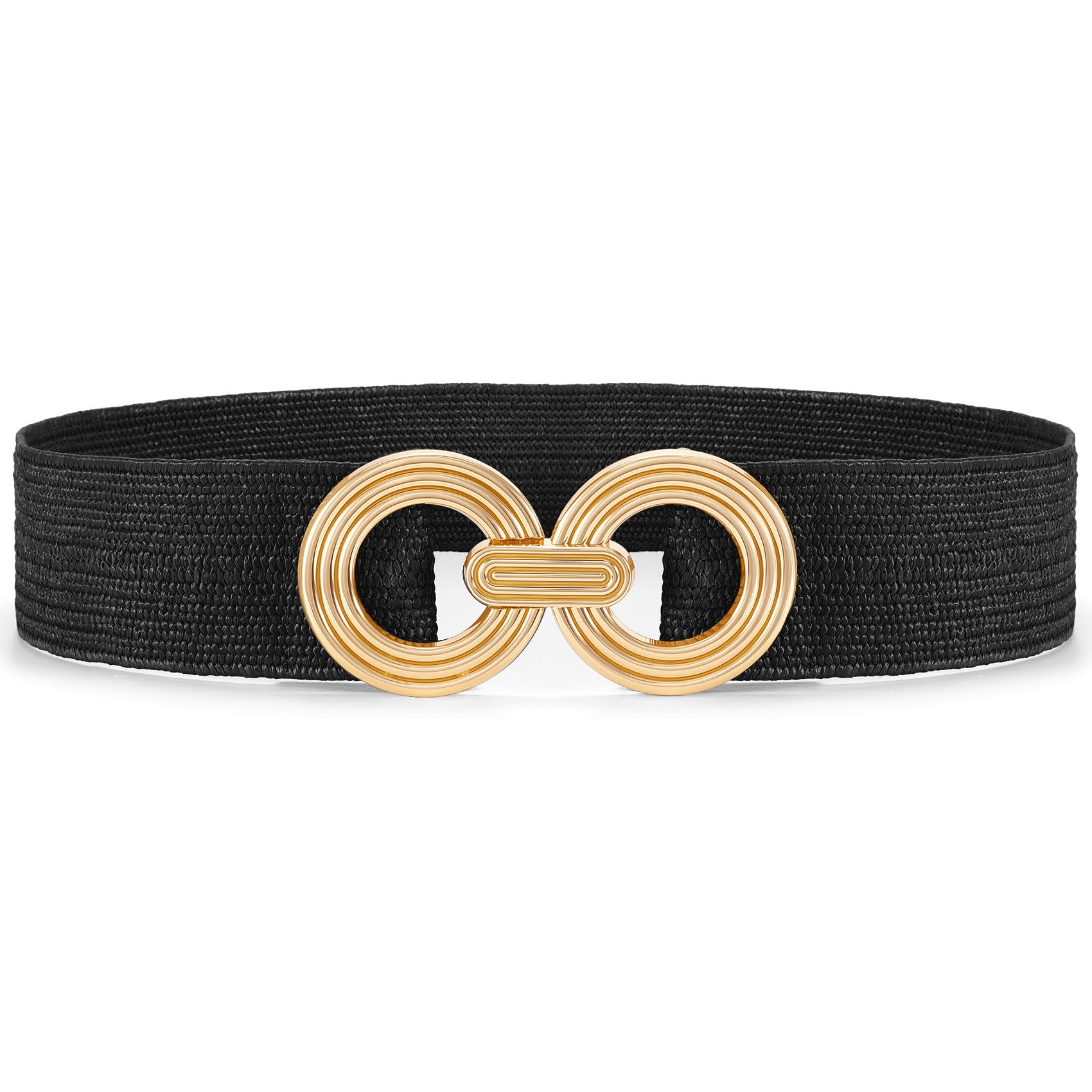 Straw Woven Elastic Belt