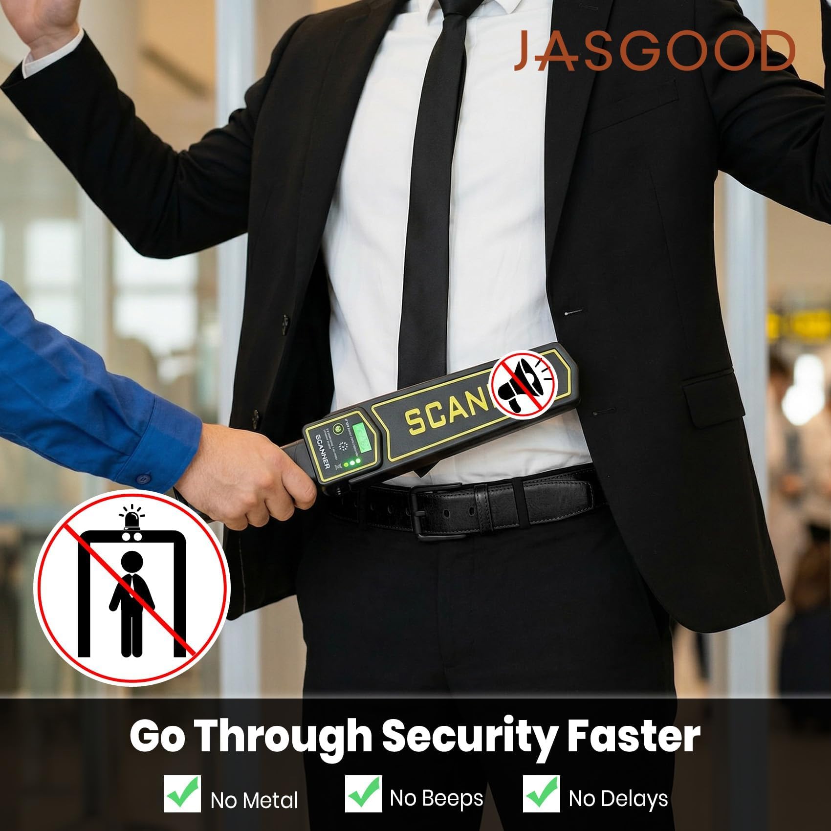 Nickel Free TSA Approved Leather Belt For Men