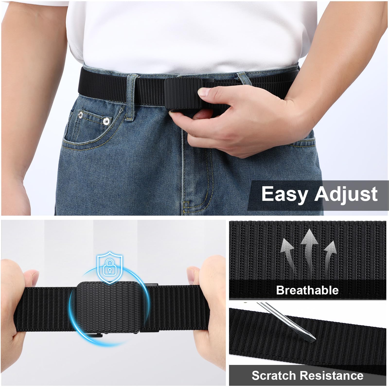 Ratchet Nuylon Belt - JASGOOD OFFICIAL