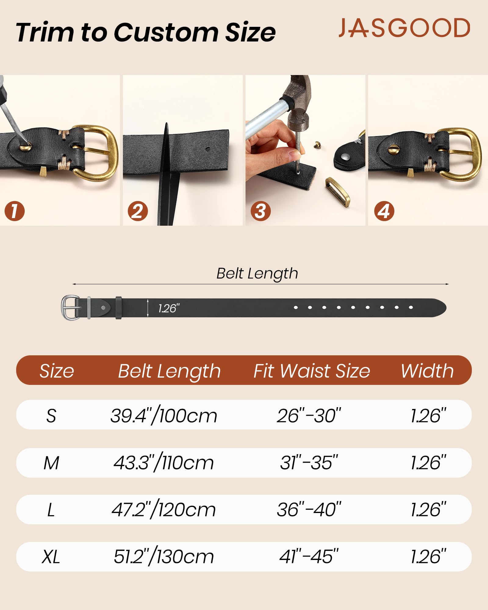 Fashion Full-Grain Cowhide Leather Waist Belt For Women