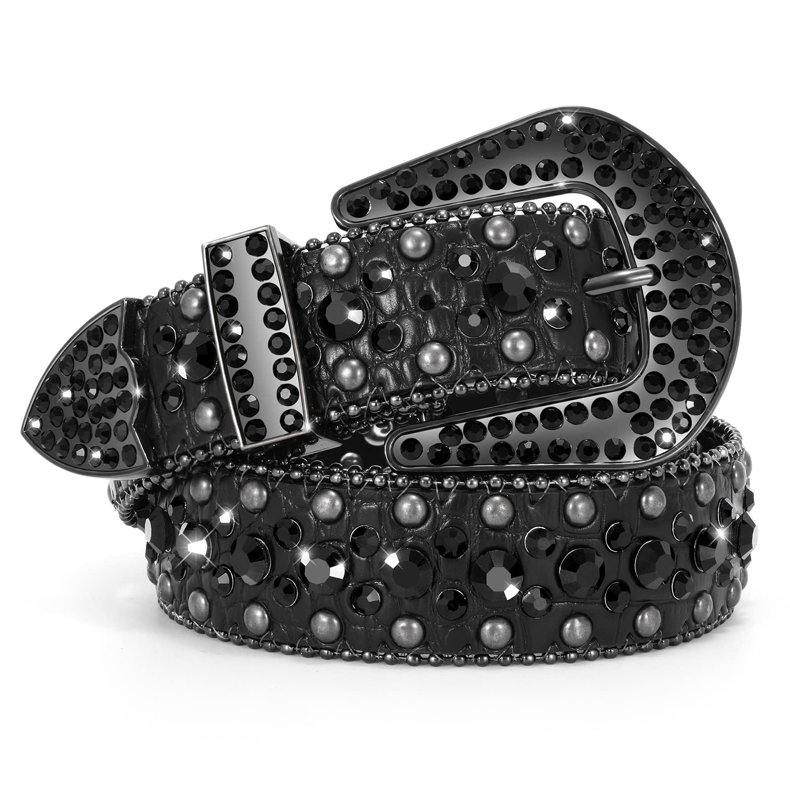 Cowgirl Studded Rhinestone Bling Belt
