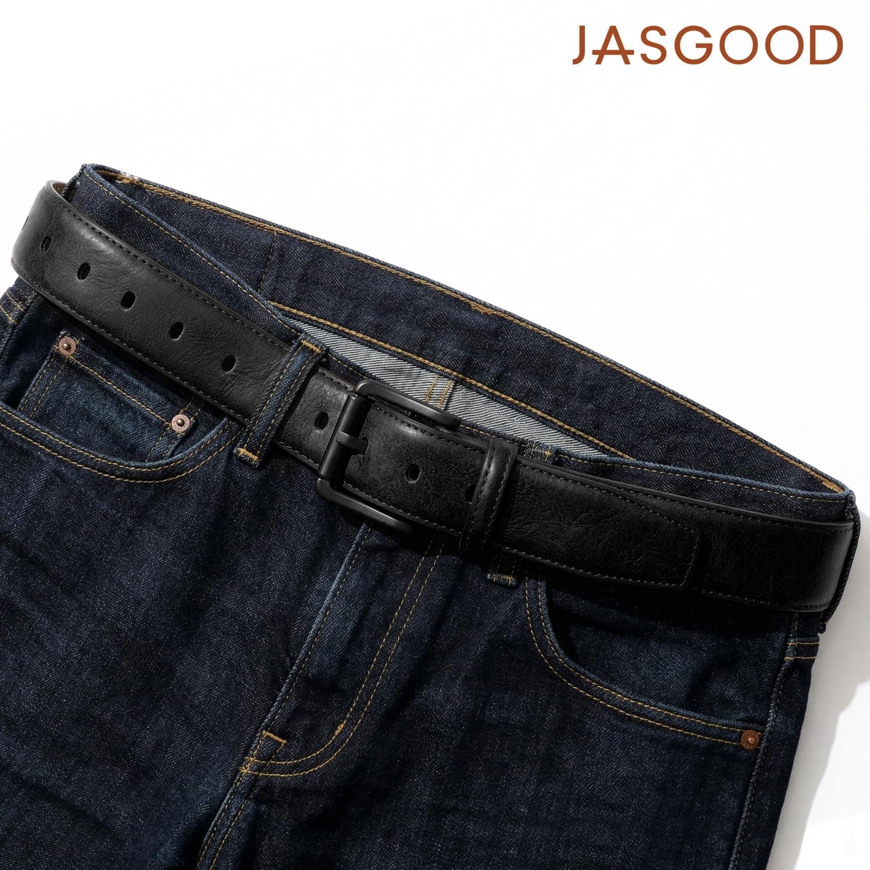 Nickel Free TSA Approved Leather Belt For Men