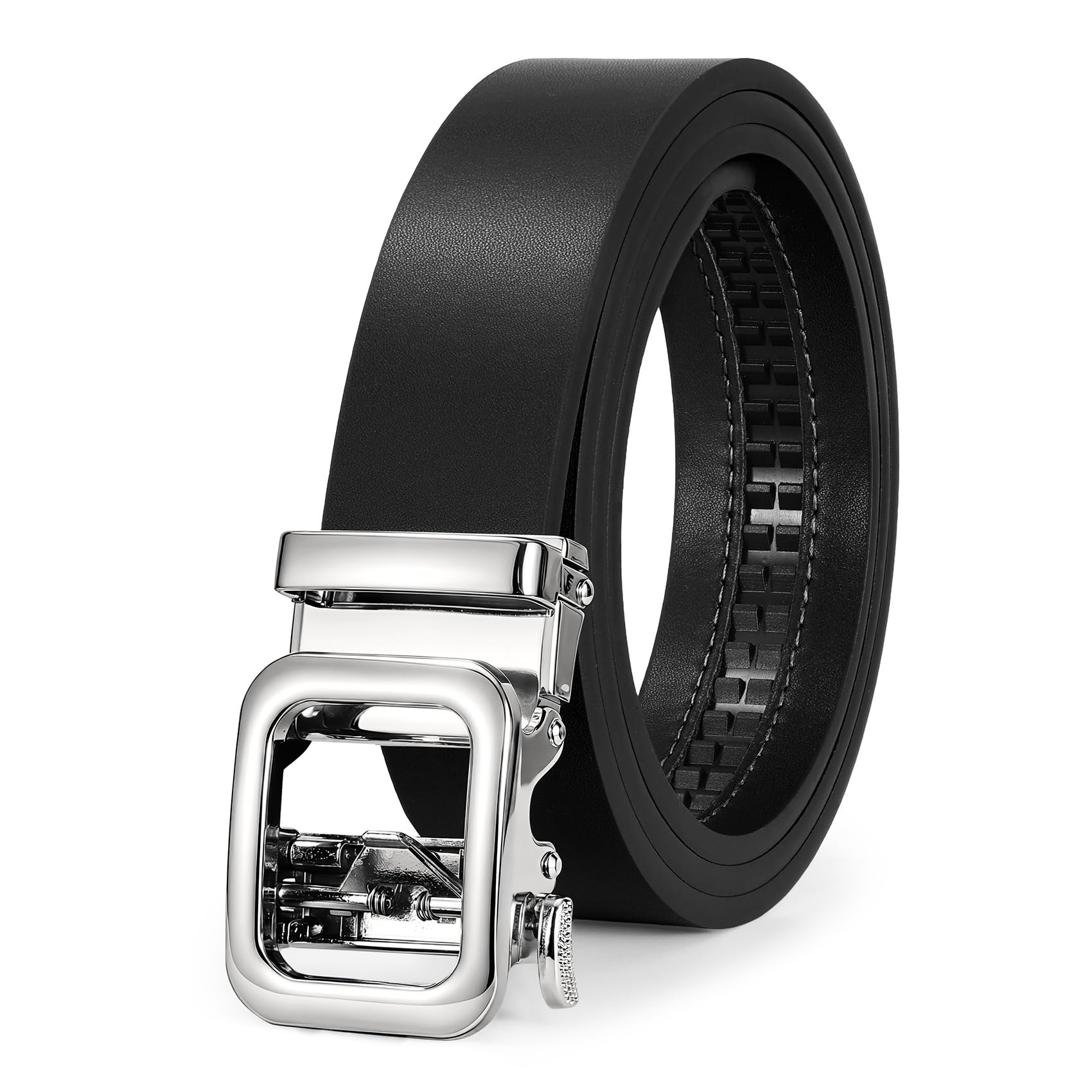 No Holes Ratchet Leather Belt for Women - JASGOOD OFFICIAL