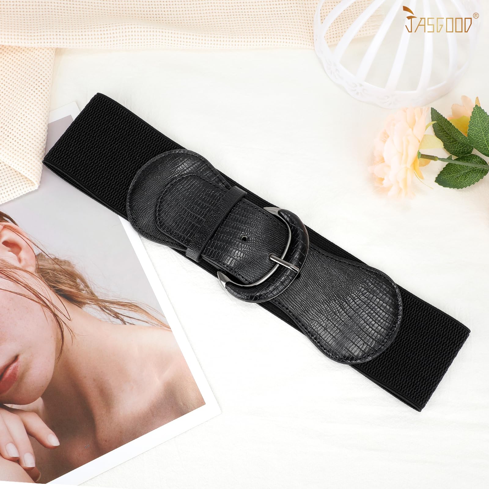 Women Stretchy Wide Waist Belt