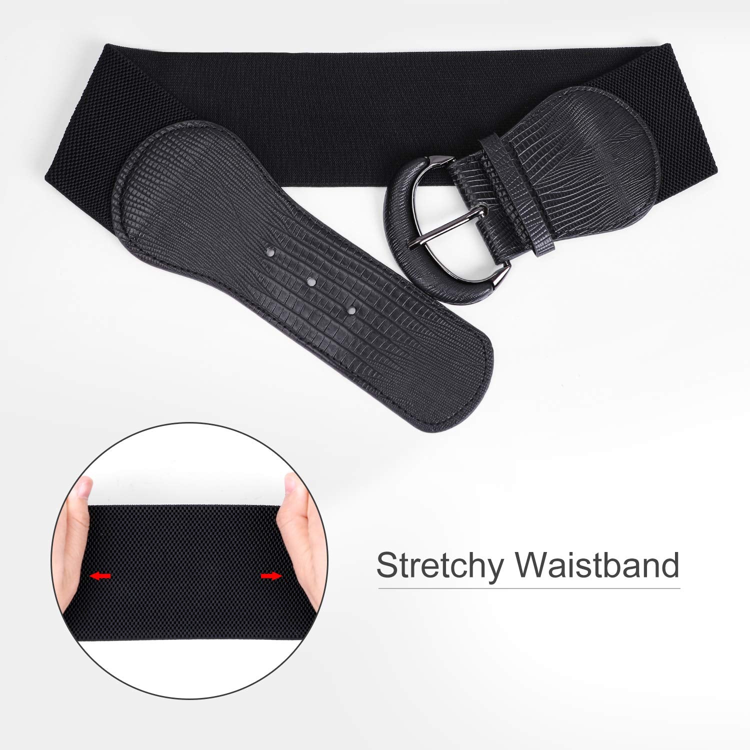 Women Stretchy Wide Waist Belt