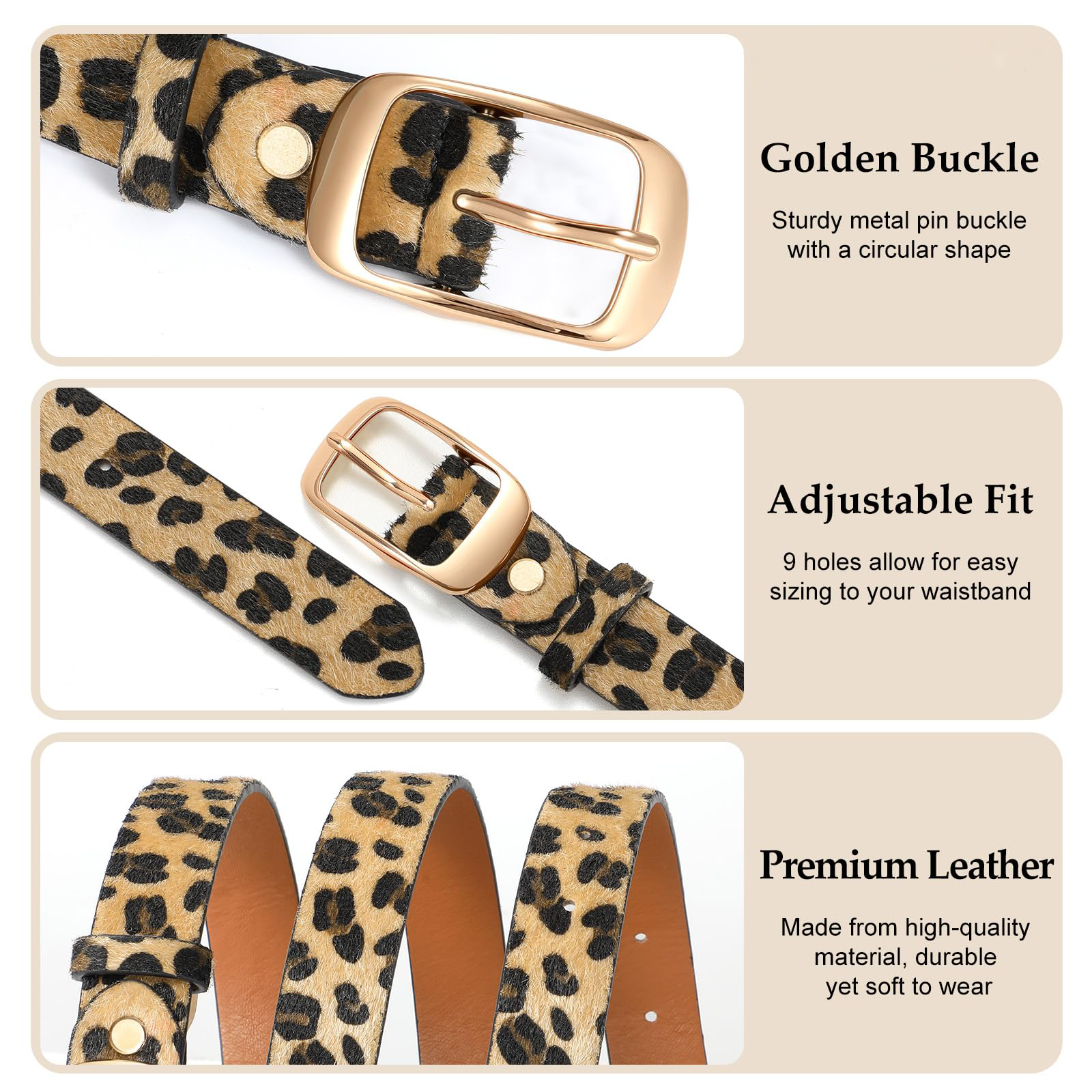 Ladies Casual Belt for Jeans Pants