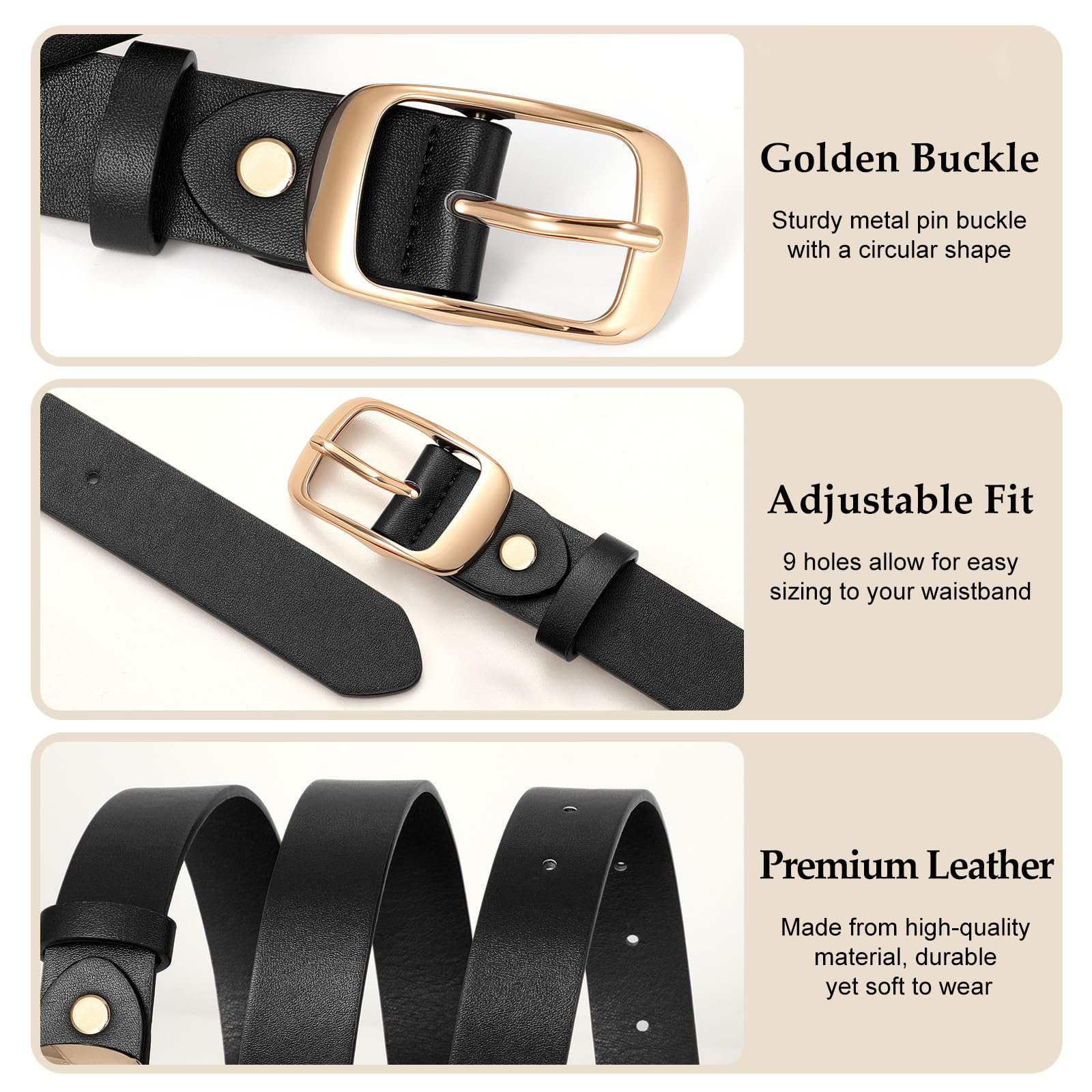Ladies Casual Belt for Jeans Pants