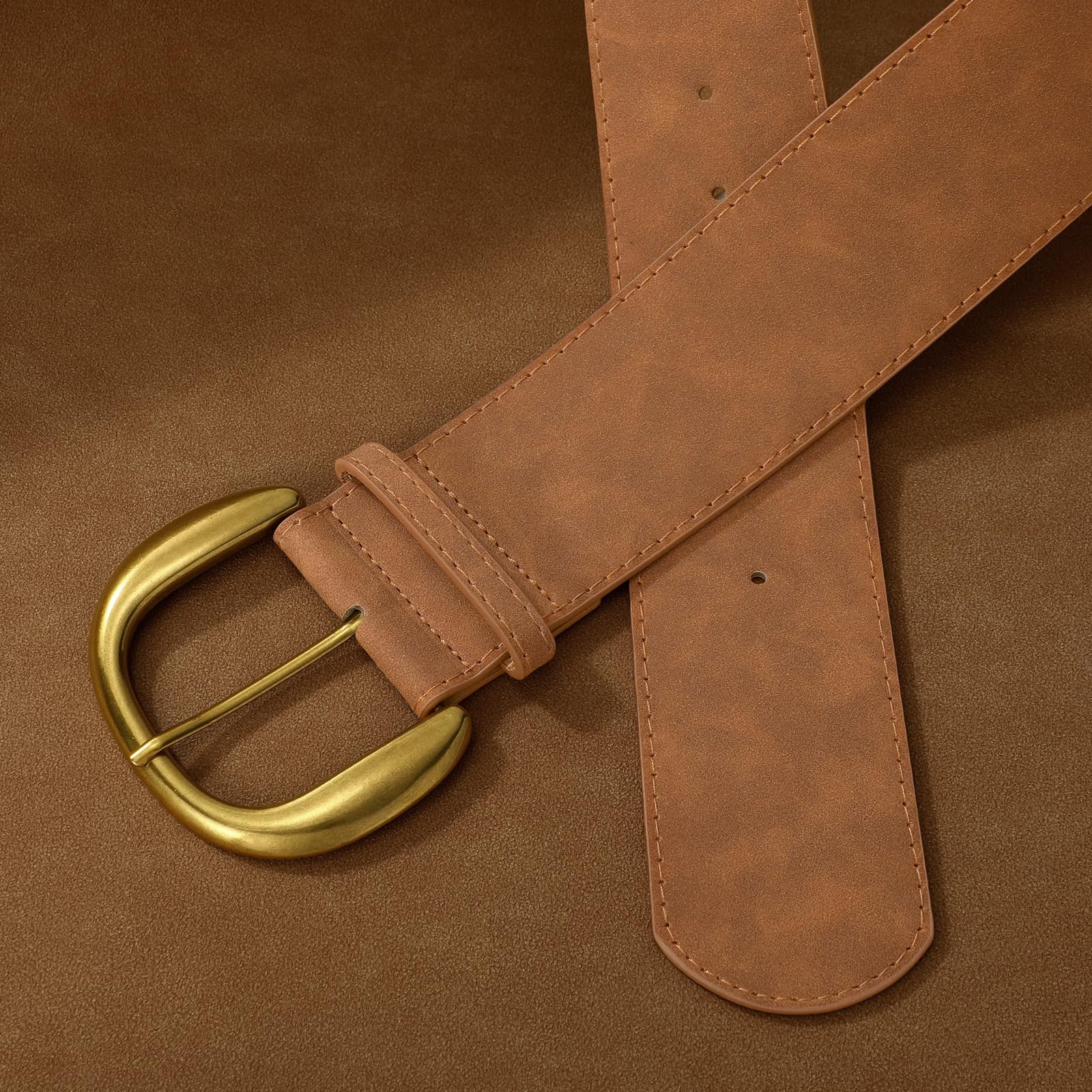 Suede Wide Belt For Lady - JASGOOD OFFICIAL