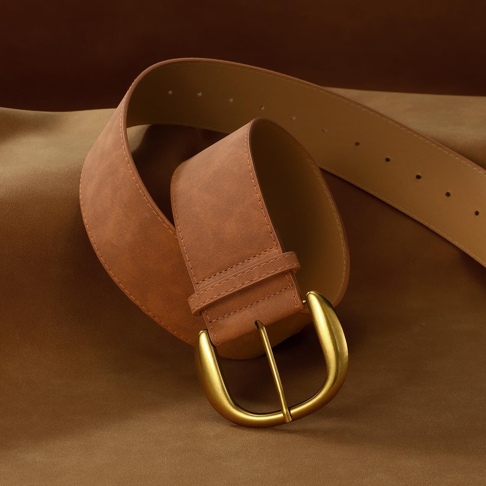 Suede Wide Belt For Lady - JASGOOD OFFICIAL