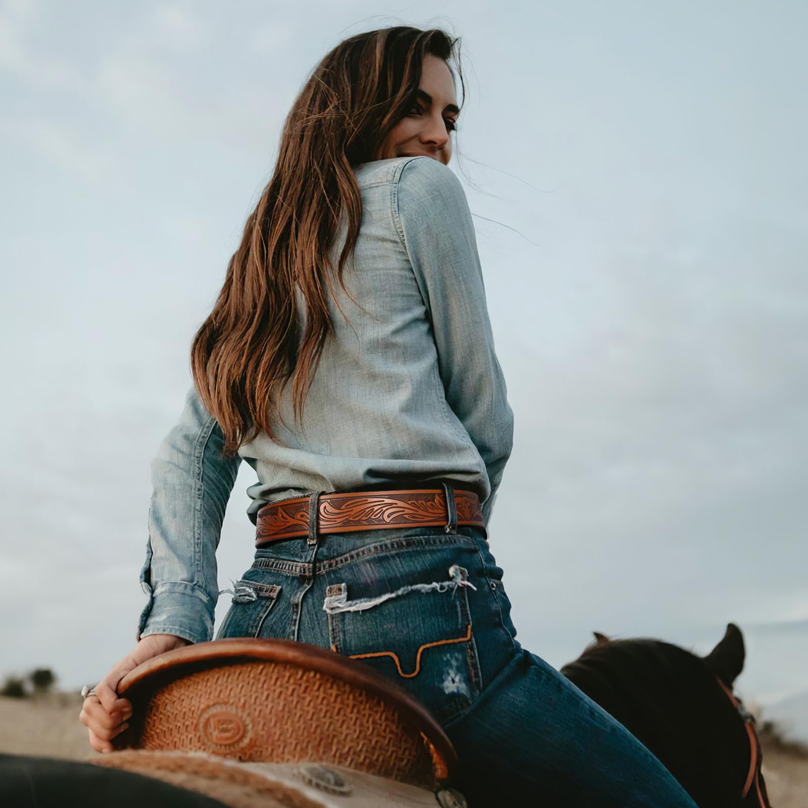 Western Belt Strap Without Buckle - JASGOOD OFFICIAL