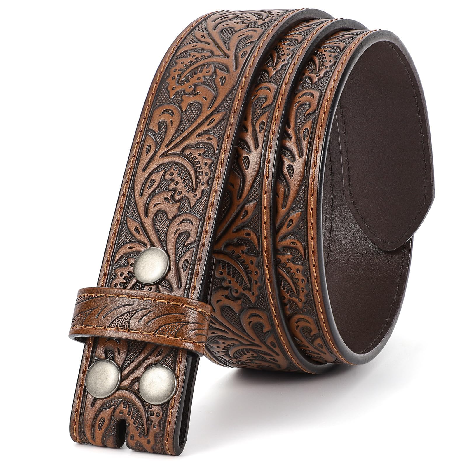 Western Belt Strap Without Buckle - JASGOOD OFFICIAL