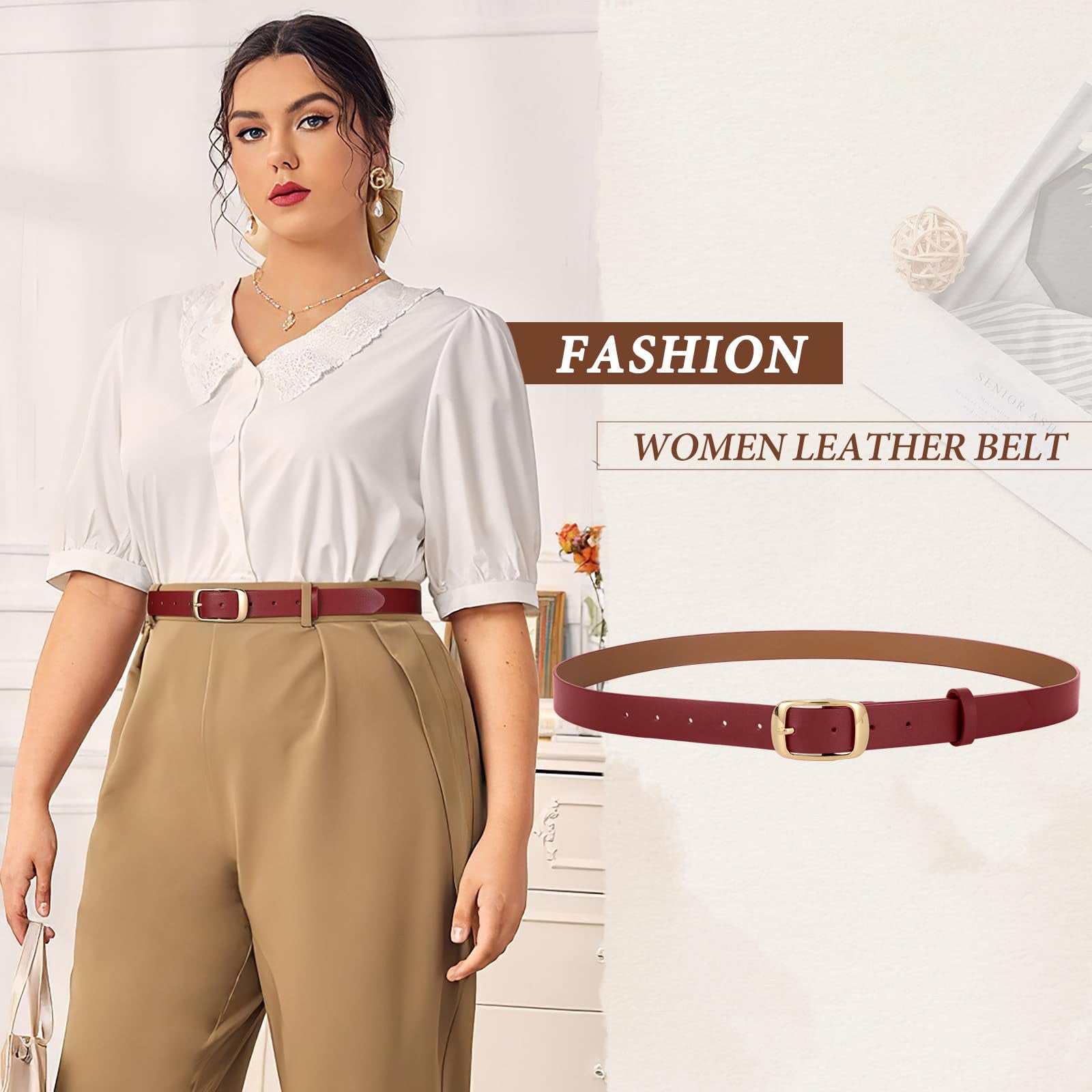 Ladies Casual Belt for Jeans Pants