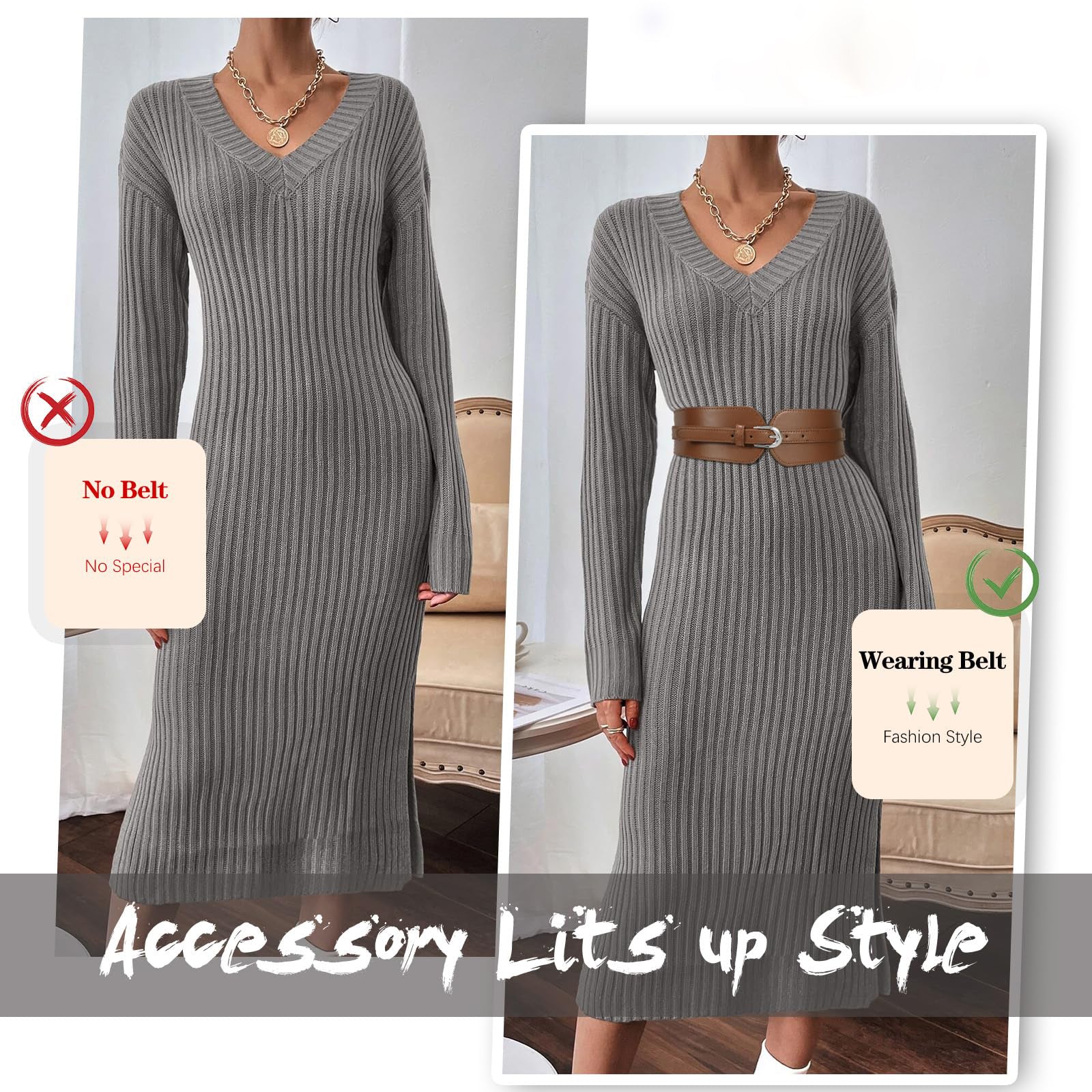 Gold Buckle Stretchy Outfit Belt - JASGOOD OFFICIAL