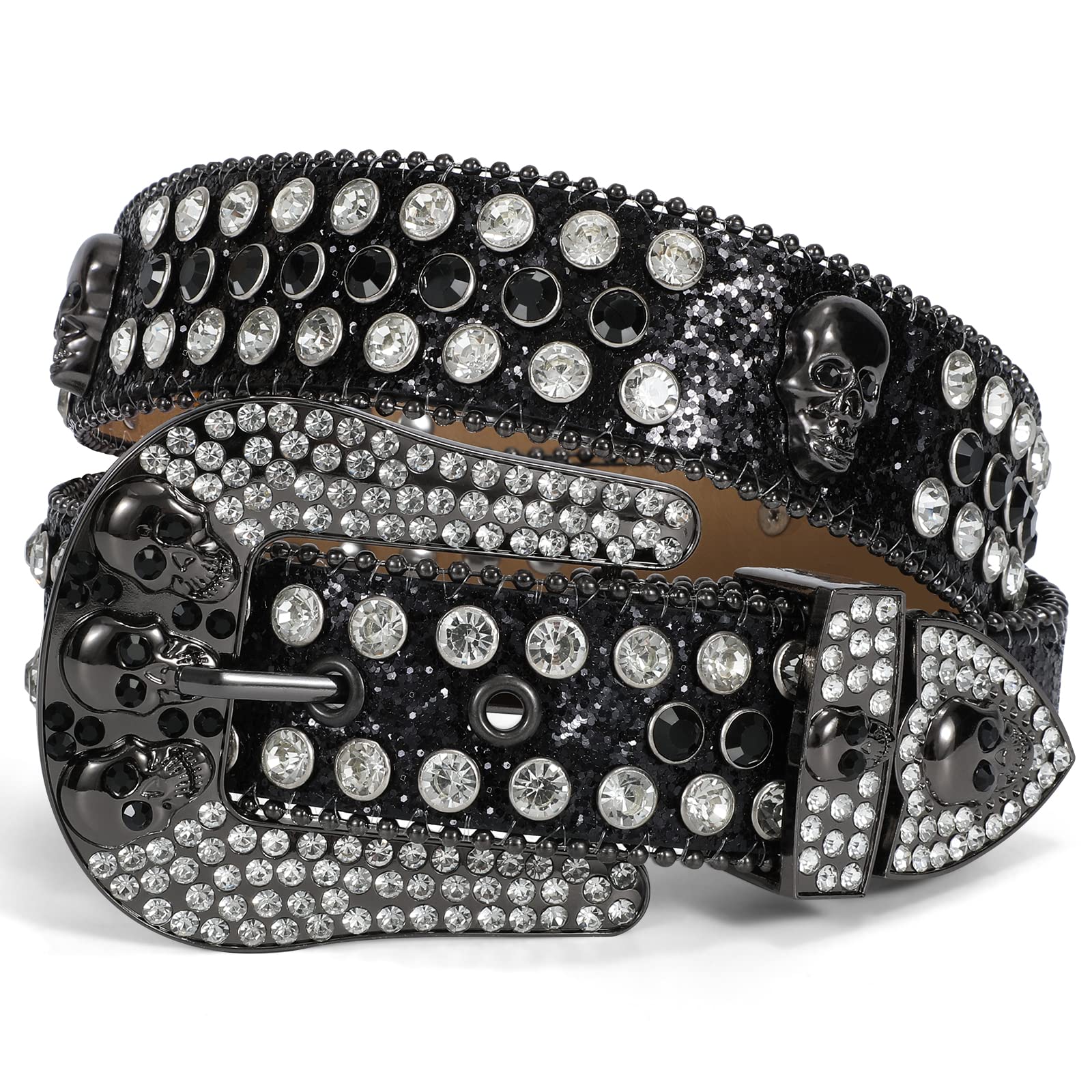 Skull Rhinestone Belt
